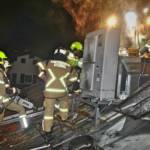 Schwelbrand am Dach