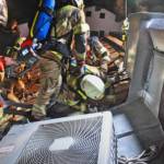 Schwelbrand am Dach