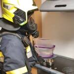 HFW Villach: Nachbarn/Rauchmelder verhindern Küchenbrand