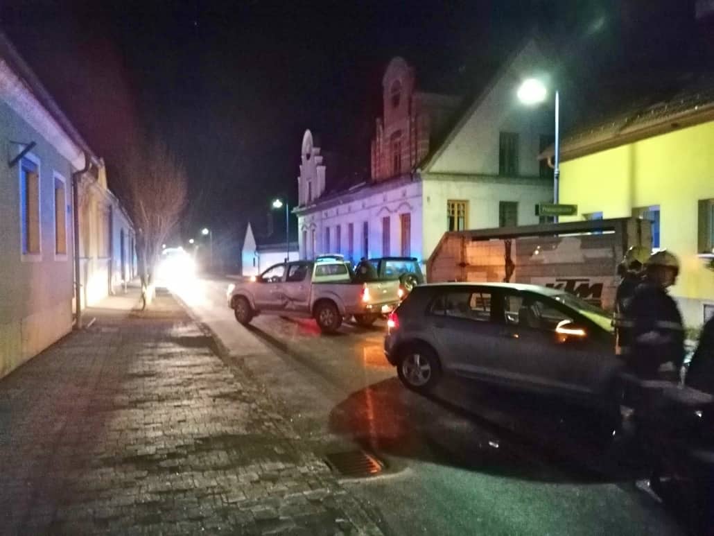 BFKDO Jennersdorf: Verkehrsunfall im Ortsgebiet Rudersdorf