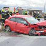 Drei Verletzte nach schwerem Verkehrsunfall in Vitis