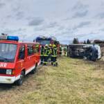 FF Jois: Sturmtief "Petra" lässt Klein-LKW umstürzen 1 Sturmtief "Petra" lässt Klein-LKW umstürzen