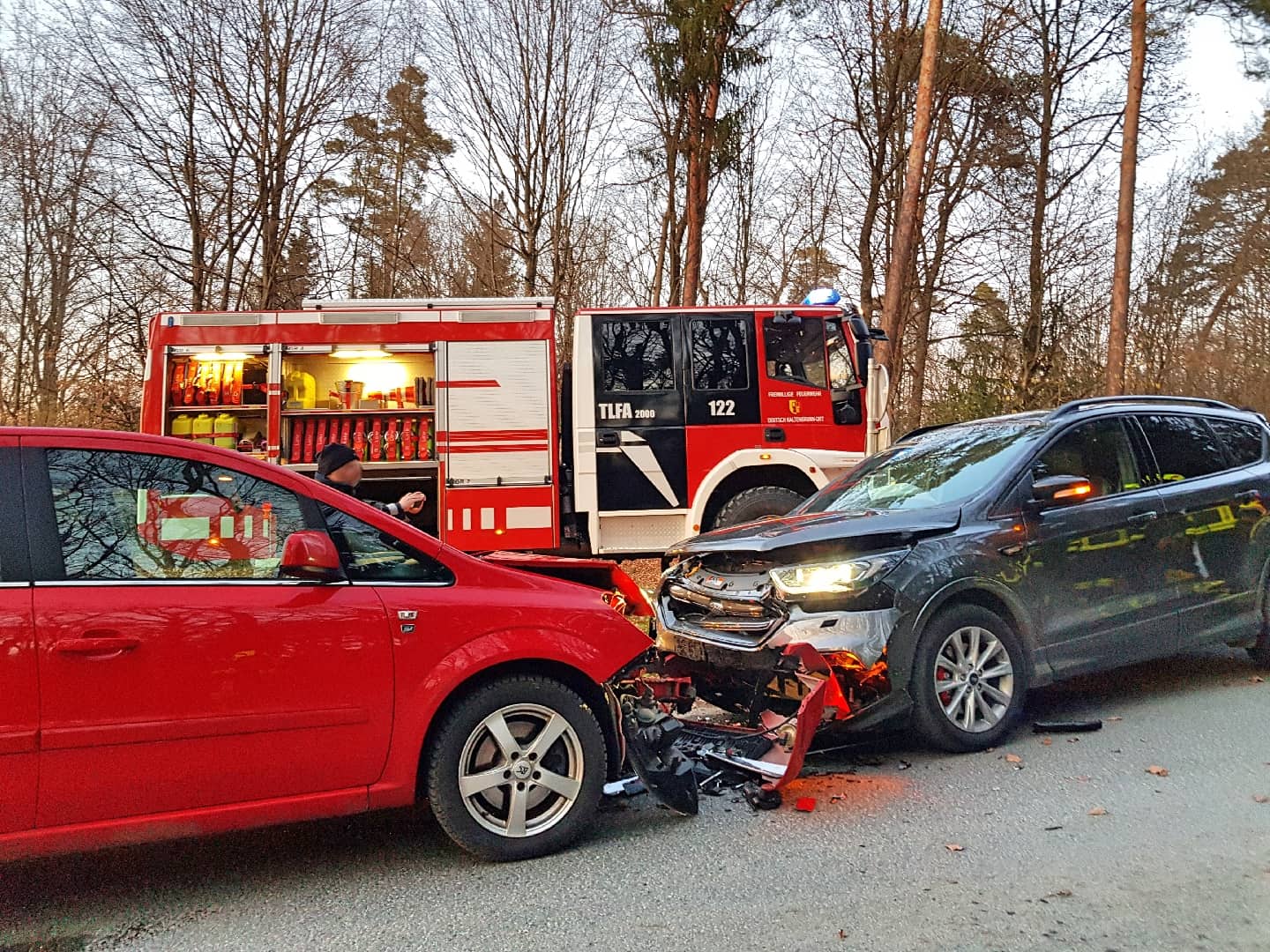 BFKDO Jennersdorf: Verkehrsunfall mit verletzter Person