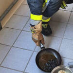 HFW Villach: Küchenbrand mit Menschenrettung