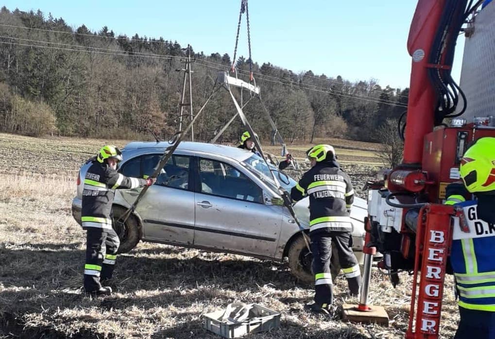 BFKDO Jennersdorf: Verkehrsunfall auf der B57a