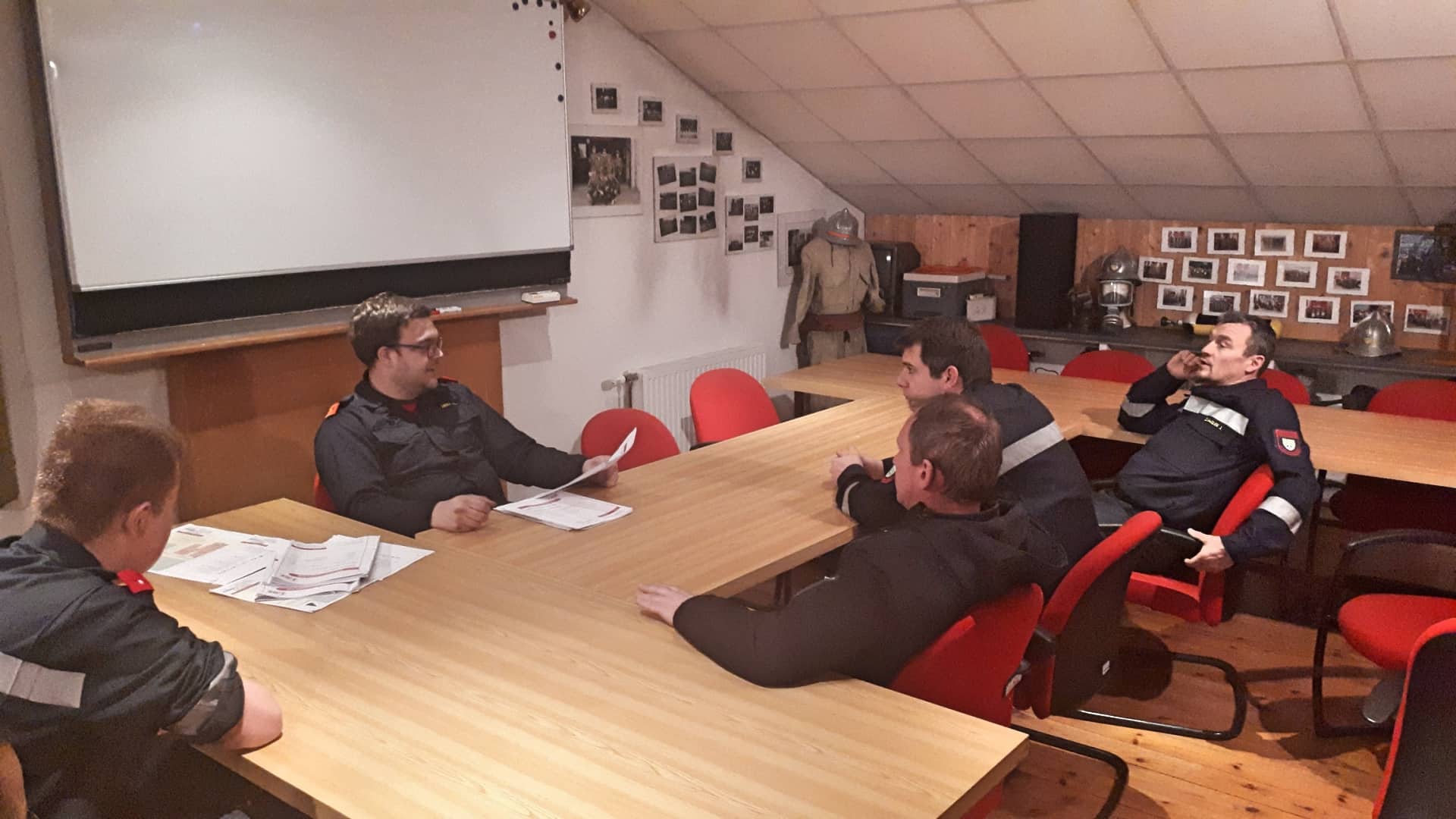 FF Statzendorf: Erste Zugsübung
