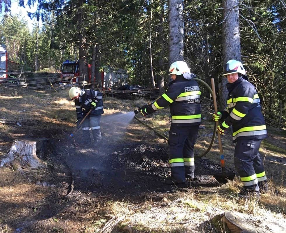 BFV Deutschlandsberg: Waldbrand in Bad Gams