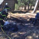 Waldbrand in Bad Gams