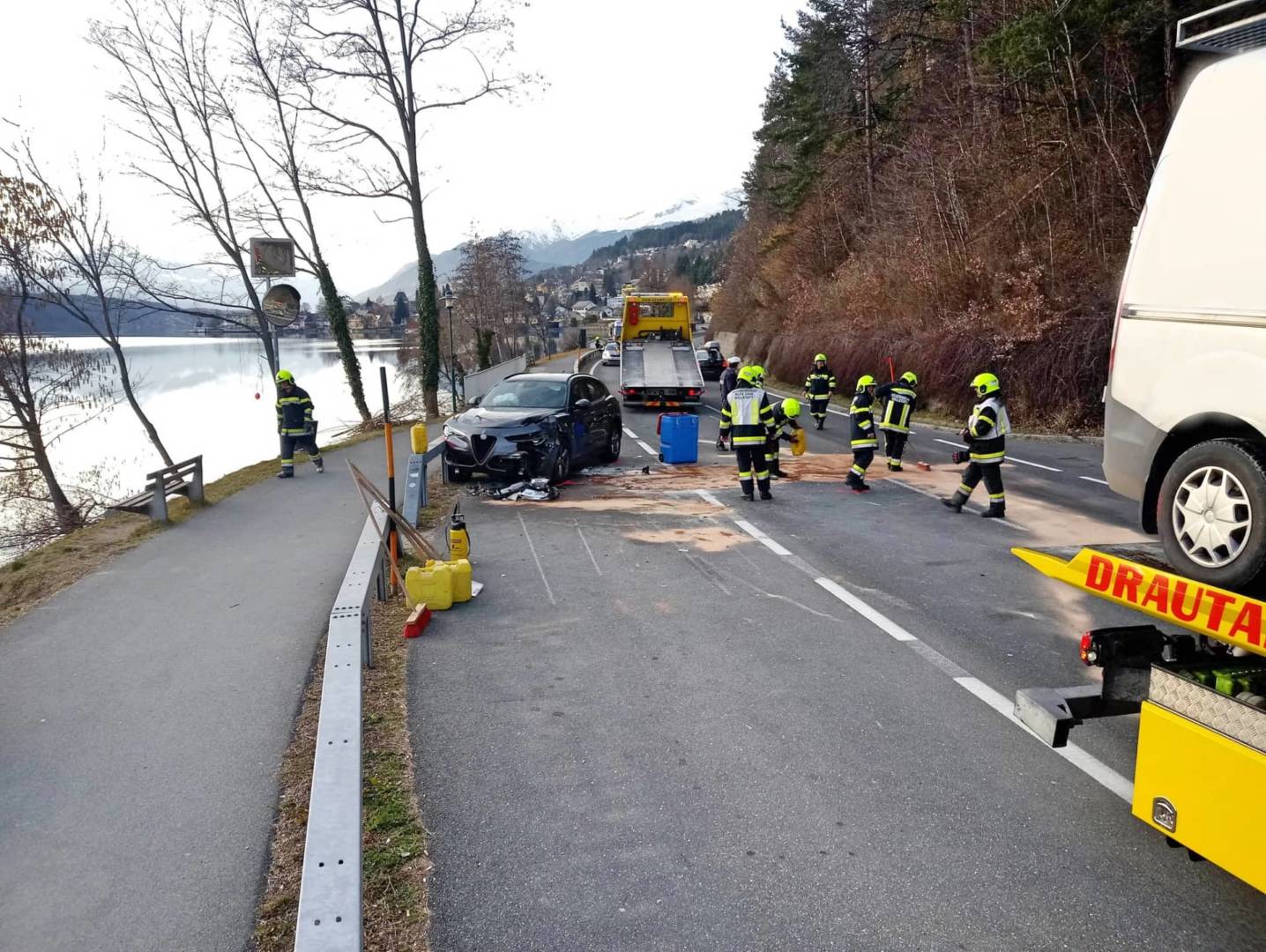 AFK Millstatt – Radenthein: Verkehrsunfall auf der B98
