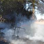 Heckenbrand in Pölfing-Brunn