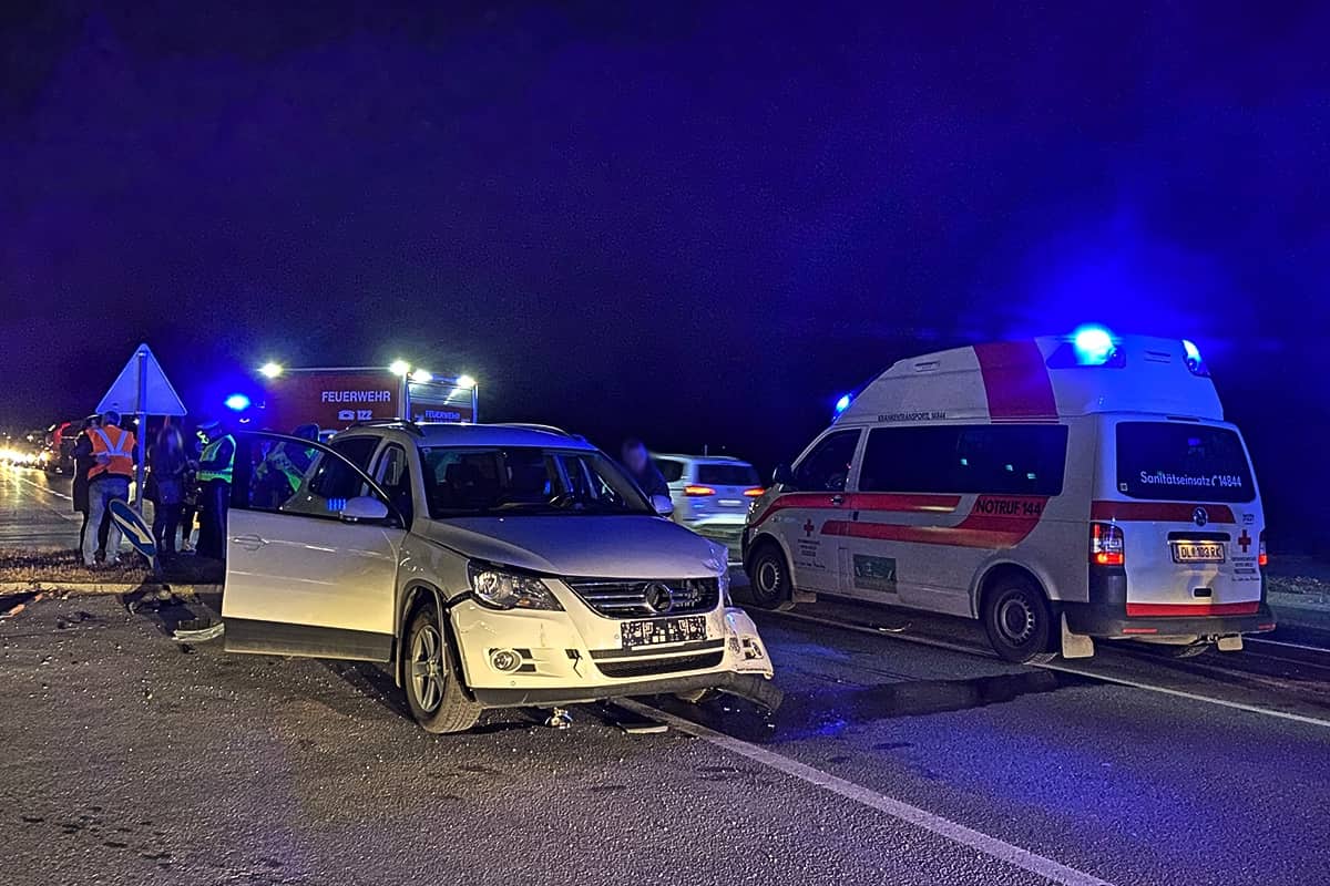 BFV Deutschlandsberg: Verkehrsunfall auf der B76