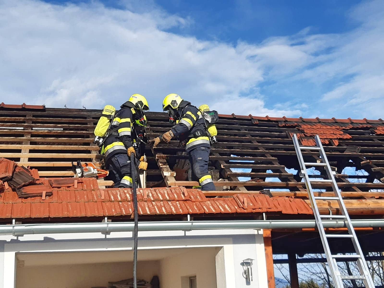 BFV Graz-Umgebung: Wirtschaftsgebäudebrand in Stiwoll