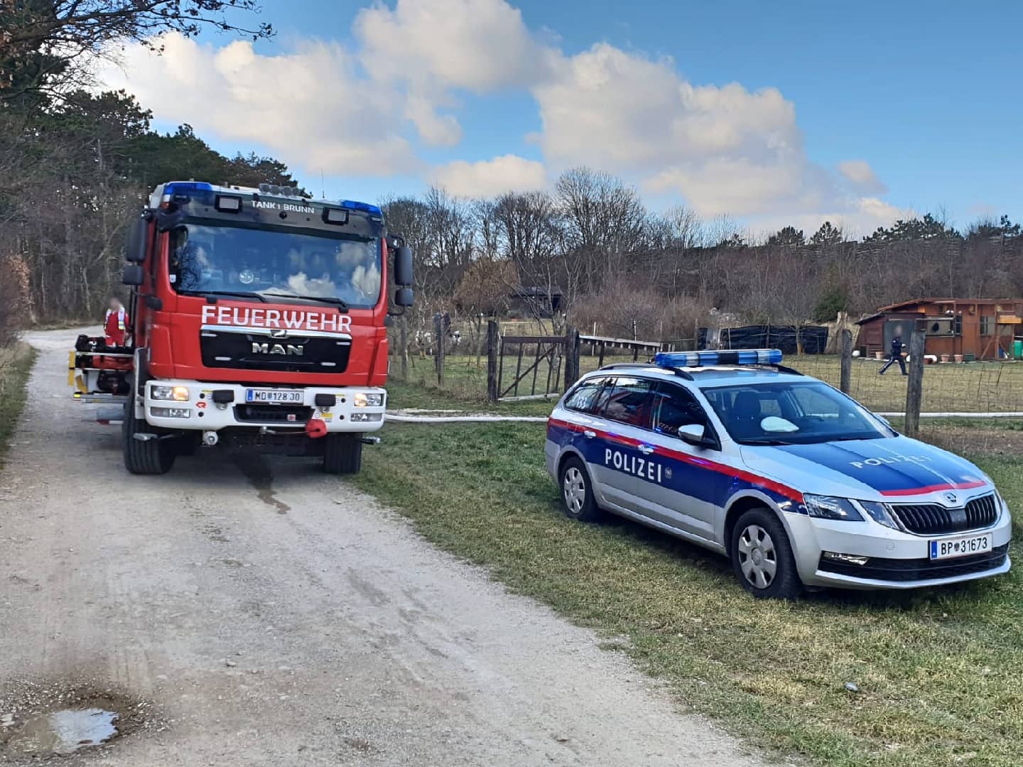 FF Brunn am Gebirge: Brandeinsatz für Brunn und Gießhübl