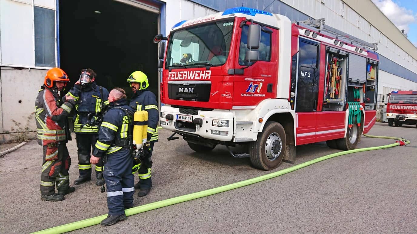 Brand am Werksgelände von Schoeller-Bleckmann