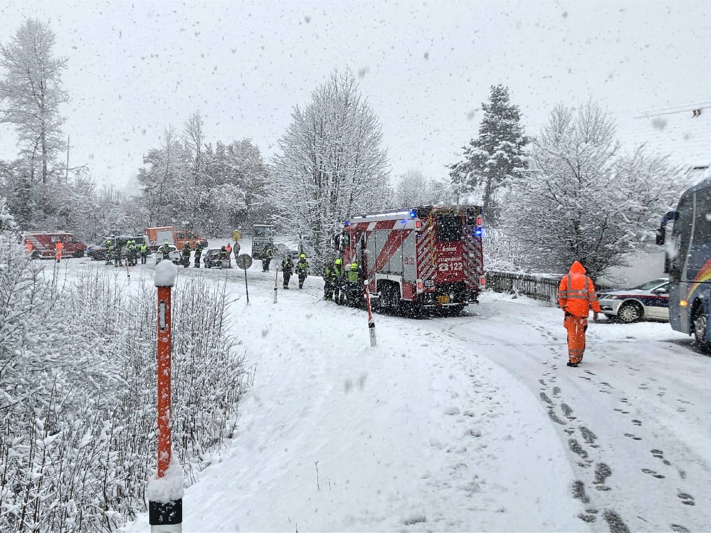 HFW Villach: Verkehrsunfall auf der L35