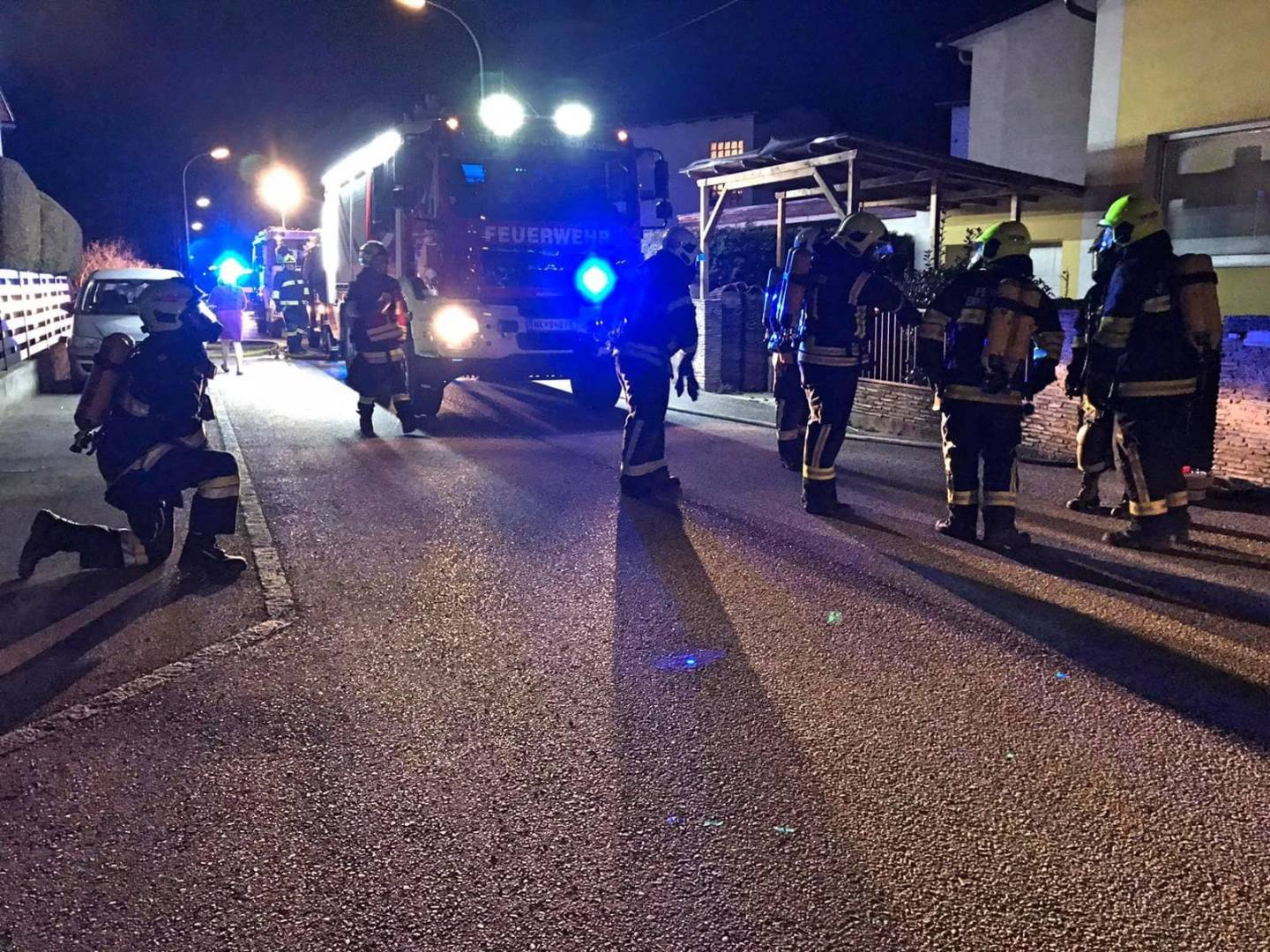 Kellerbrand in Ternitz / Pottschach