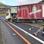 Schwerer Lkw-Unfall auf der A9 bei Kalwang