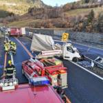 Schwerer Lkw-Unfall auf der A9 bei Kalwang