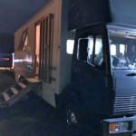 Gasaustritt in Zirkuswagen