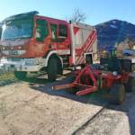 Fahrzeugbergung - Muli bei Wendemanöver abgerutscht