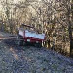 Fahrzeugbergung - Muli bei Wendemanöver abgerutscht