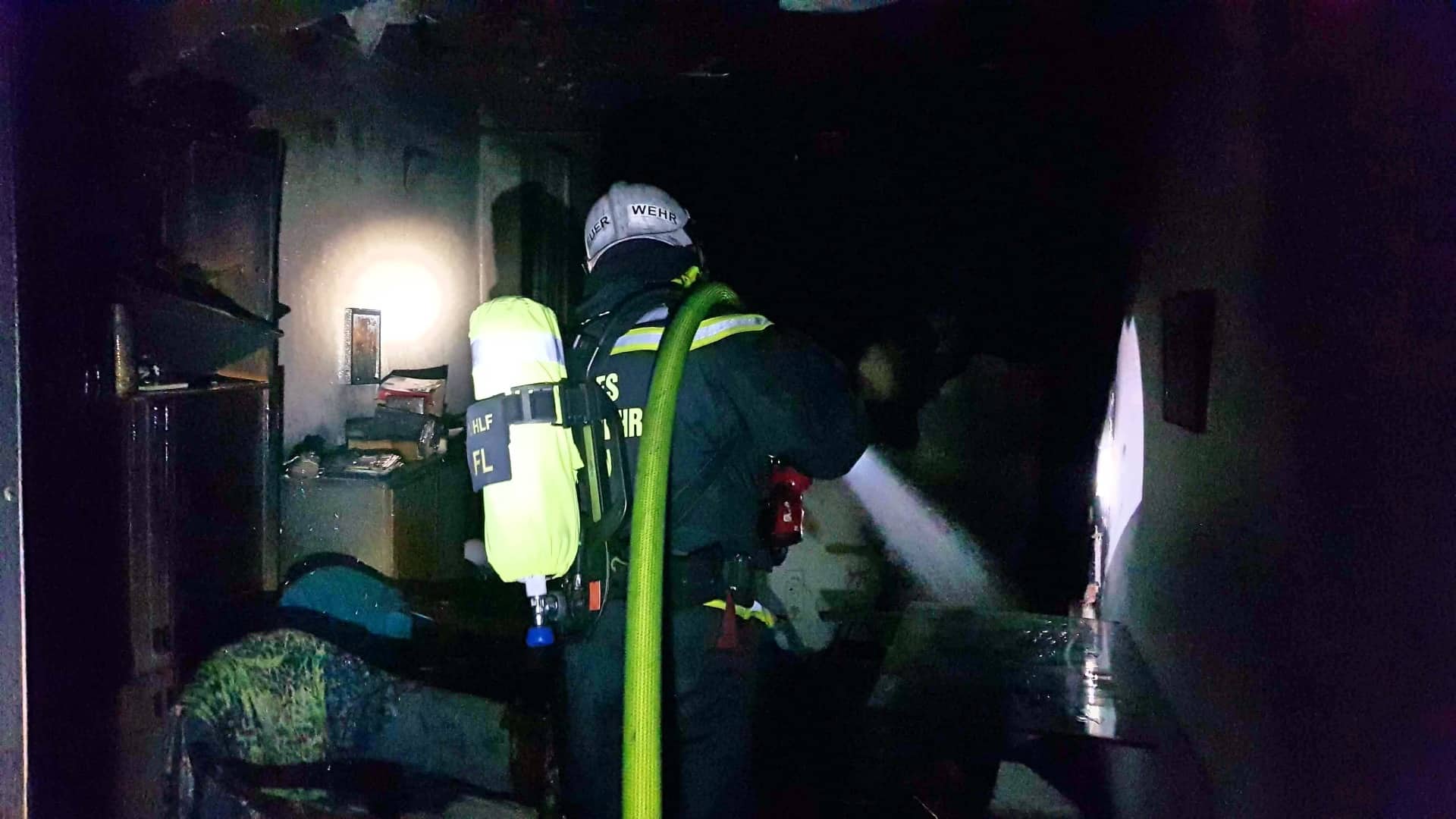 BF Wien: Zimmerbrand in Wien – Floridsdorf