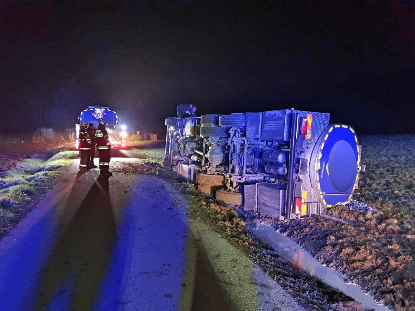 BFV Deutschlandsberg: LKW Bergung in Freidorf/Frauental