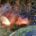 FF Jois: Waldstück in Flammen