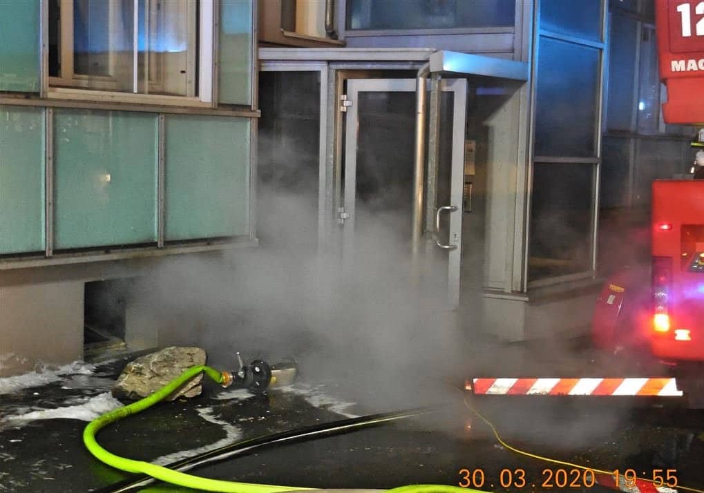 FF Leoben-Stadt: Kellerbrand in der Erzstraße