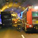 FF Leoben-Stadt: Verkehrsunfall im Massenbergtunnel