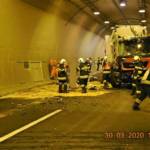 Verkehrsunfall im Massenbergtunnel