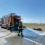 Fahrzeugüberschlag in Ebenfurth endete glimpflich