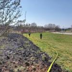 Flurbrand im Industriegebiet