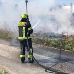 Flurbrand im Industriegebiet