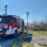 Flurbrand im Industriegebiet