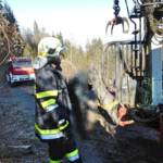Fahrzeugbergung in Hinterberg - Bergung eines Traktorgespanns