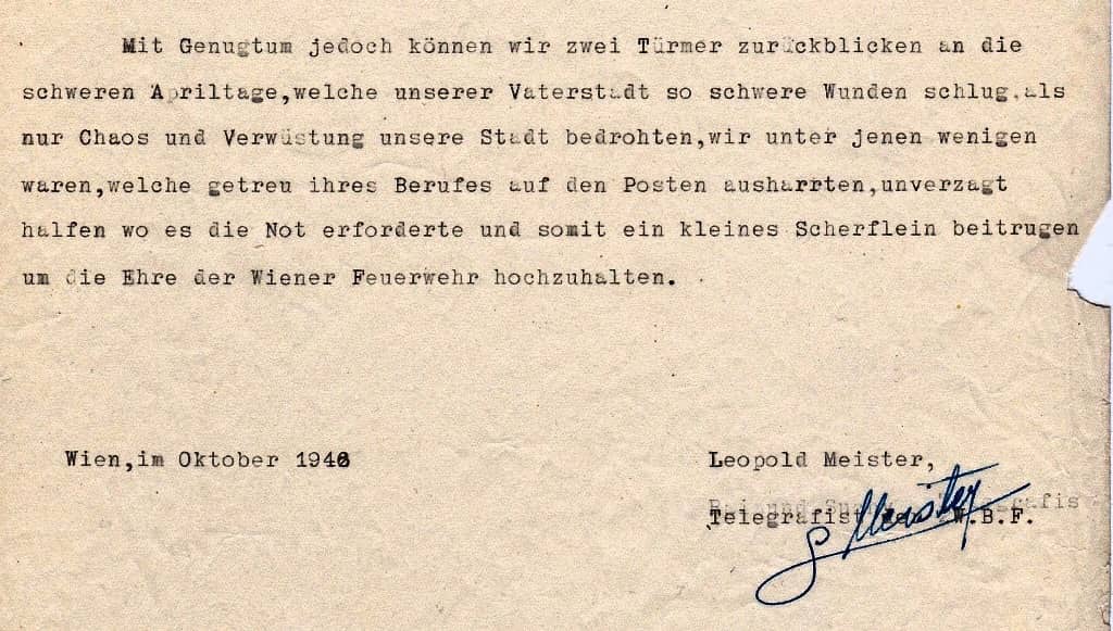 BF Wien: Historischer Brand des Stephansdoms vor 75 Jahren