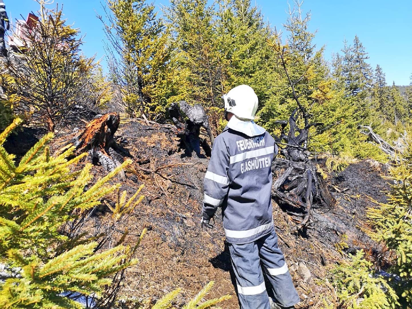 BFV Deutschlandsberg: Waldbrand auf der Hochalm