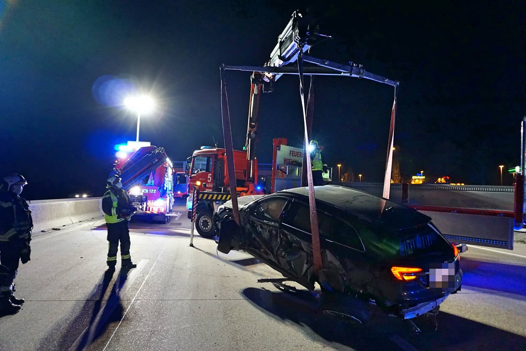 FF Wiener Neudorf: Geisterfahrerunfall auf der A2