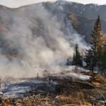 Waldbrand in der Hinterlainsach fordert den Einsatz von 11 Feuerwehren und zwei Hubschraubern