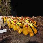 Waldbrand in der Hinterlainsach fordert den Einsatz von 11 Feuerwehren und zwei Hubschraubern