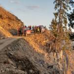 Waldbrand in der Hinterlainsach fordert den Einsatz von 11 Feuerwehren und zwei Hubschraubern