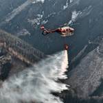 Waldbrand in der Hinterlainsach fordert den Einsatz von 11 Feuerwehren und zwei Hubschraubern