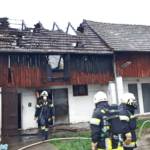 Dachstuhlbrand in Großhain