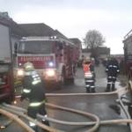 Dachstuhlbrand in Großhain