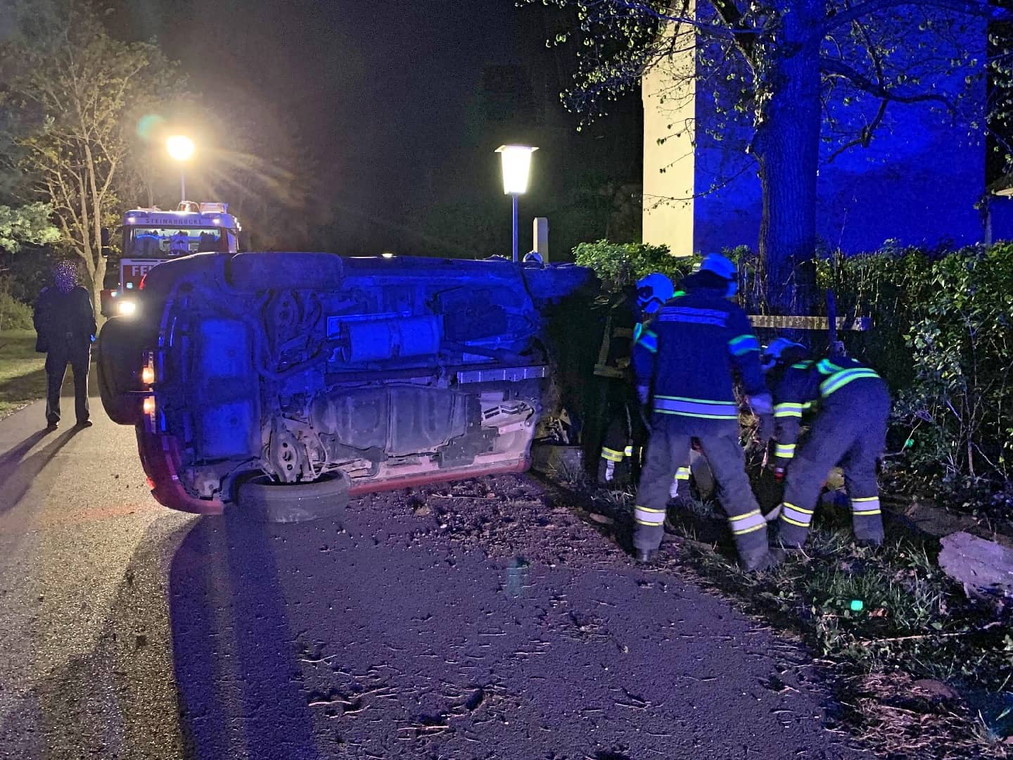 FF Steinabrückl: Verkehrsunfall in der Ahorngasse