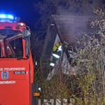 Schuppenbrand in Wiesmaden rasch gelöscht