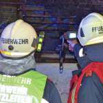 Schuppenbrand in Wiesmaden rasch gelöscht