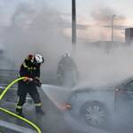 FF Wiener Neudorf: Kombi brennt auf Pannenstreifen