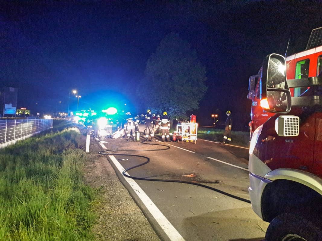 BFV Deutschlandsberg: Verkehrsunfall auf der Radlpass Straße